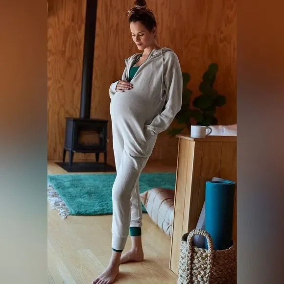 Free People Movement x Hatch Maternity Warm Up Jumpsuit - Picture 1 of 5